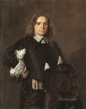 Portrait Of A Man  Dutch Golden Age Frans Hals Oil Paintings